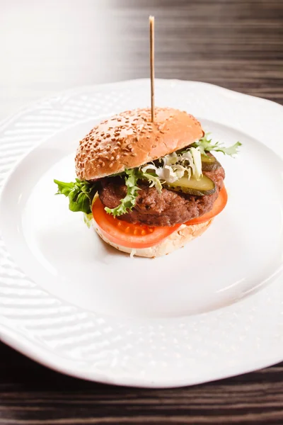 Tasty american burger — Stock Photo, Image