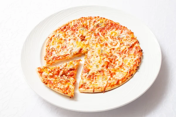 Gustosa pizza con formaggio — Foto Stock