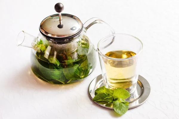 Fresh mint tea — Stock Photo, Image