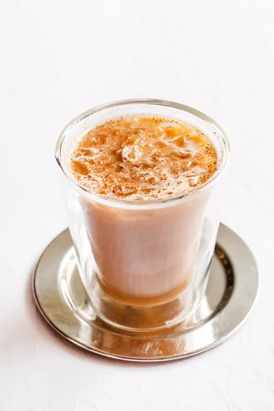 Glass of iced coffee — Stock Photo, Image