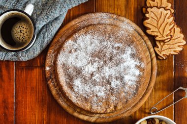 Sonbahar tatlı pasta