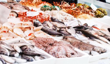 Deniz buz balık Market ürünleri