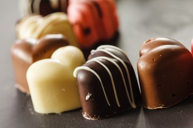 Çikolata tatlı kalp