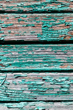 Yeşil boyalı ahşap plakalar