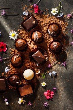 lezzetli çikolata tatlılar