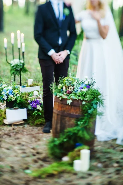 Arranjo floral do casamento — Fotografia de Stock