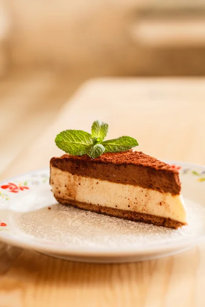 민트 초콜릿 케이크 — 스톡 사진