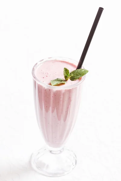 Cocktail de Milkshake de morango — Fotografia de Stock