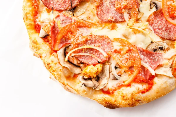 Bakas välsmakande pizza — Stockfoto