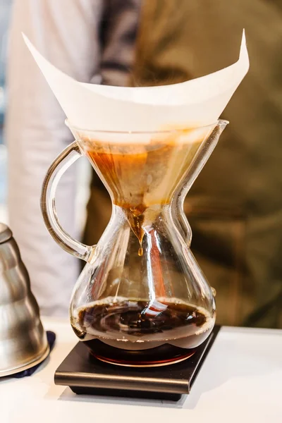 Fazendo café fermentado — Fotografia de Stock