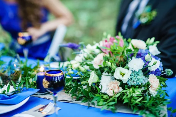 Hermosa mesa de boda — Foto de Stock