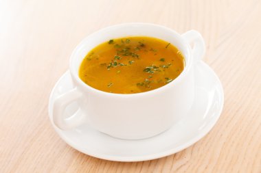 Bir kapta tavuk çorbası