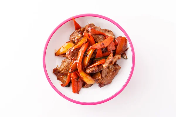 Deliciosa carne de res con verduras — Foto de Stock