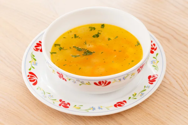 Przekąska zupa z kurczaka — Zdjęcie stockowe