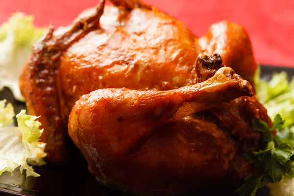 Tasty roast chicken — Stock Photo, Image