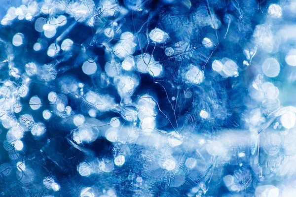 Blue ice texture — Stock Photo, Image