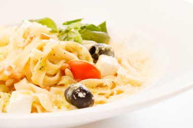 lezzetli vejetaryen makarna