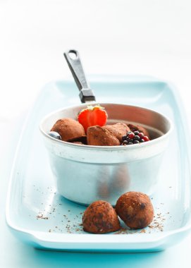 tatlı çikolata truffles