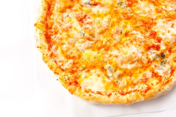 Smaklig ostpizza — Stockfoto