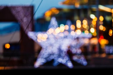 Noel ışıkları arka planı