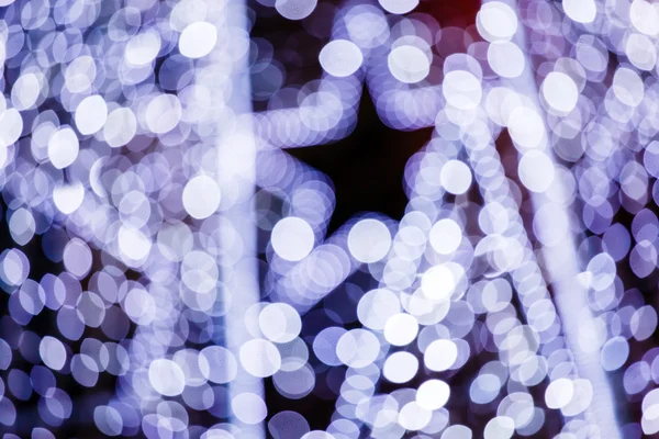 Stelle di Natale luci — Foto Stock
