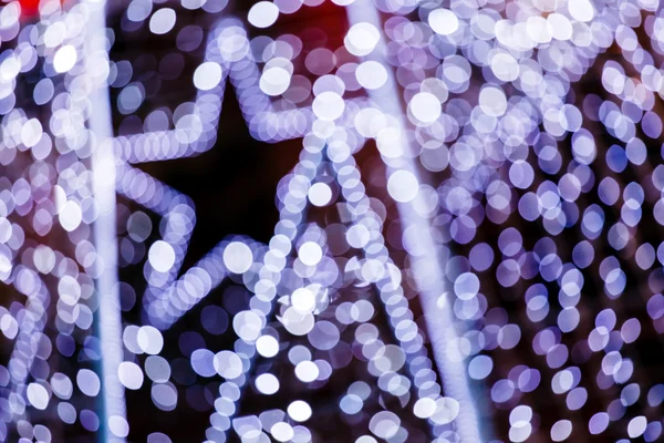 Christmas stars lights — Stock Photo, Image