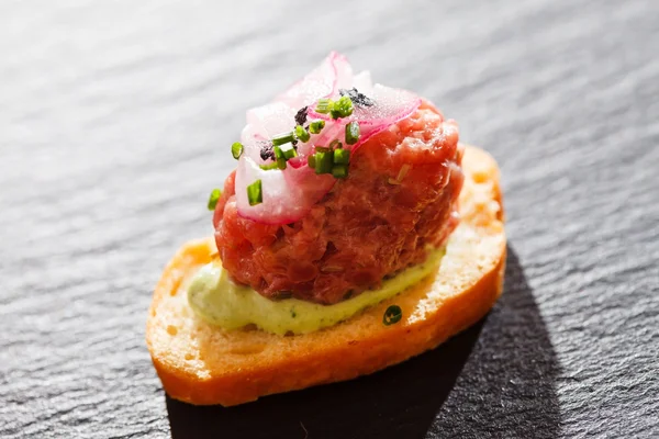 Lekkere gezonde canapé — Stockfoto