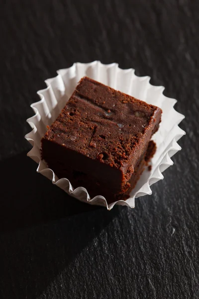 Chocolate dessert on table — Stock Photo, Image