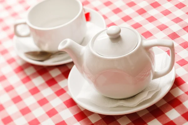 Tea in teapot  with cup — Stock Photo, Image