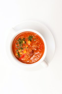 domates çorbası-sebzeli