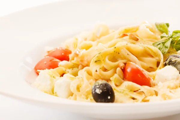 Tasty vegetarian pasta — Stock Photo, Image