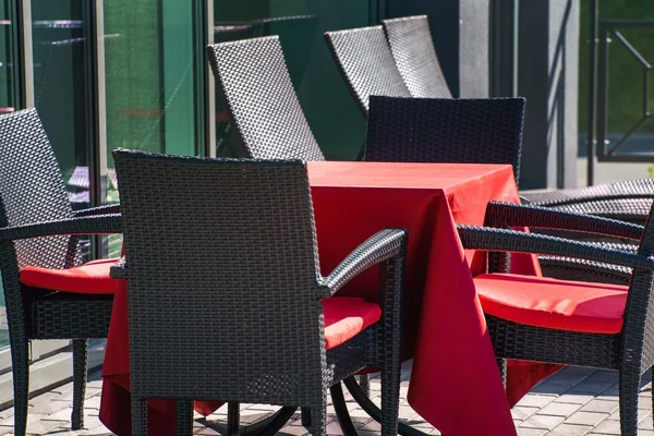 Gezellig café in het najaar van — Stockfoto