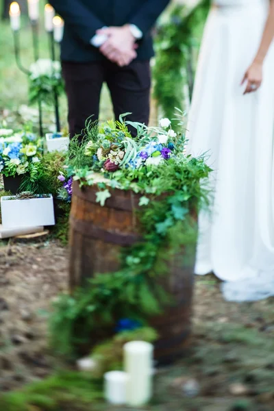 Arranjo floral do casamento — Fotografia de Stock