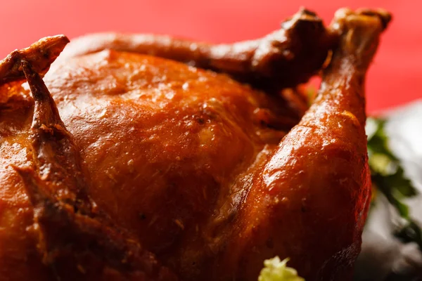 Heerlijke gebraden kip — Stockfoto