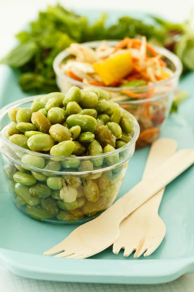 Fried edamame fasoli — Zdjęcie stockowe