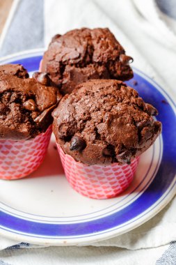 St. Valentine's gün çikolata muffins