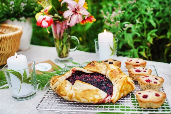 Galette de bayas al horno — Foto de Stock