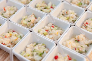 Konuklar için gıda catering