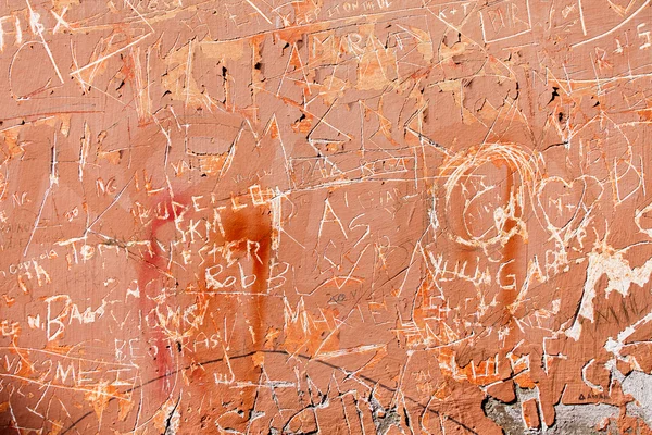 Old orange wall — Stock Photo, Image