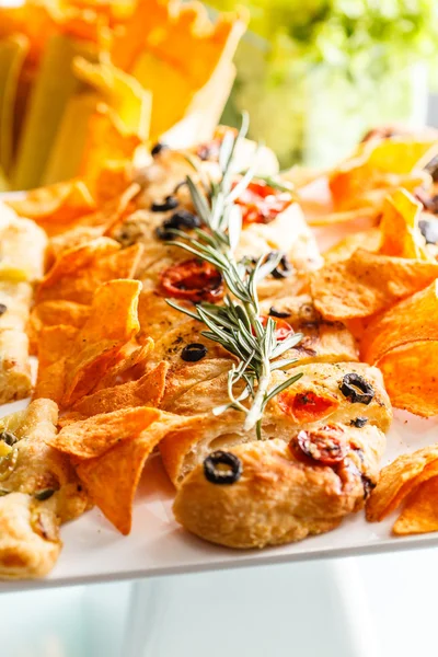 Tasty snacks on the table — Stock Photo, Image