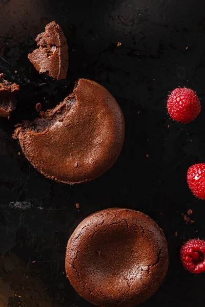 Chutné čokoládové dorty — Stock fotografie