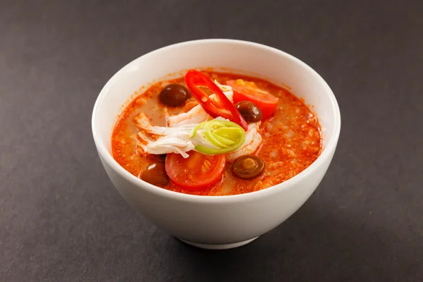 Japanese soup in plate — Stock Photo, Image