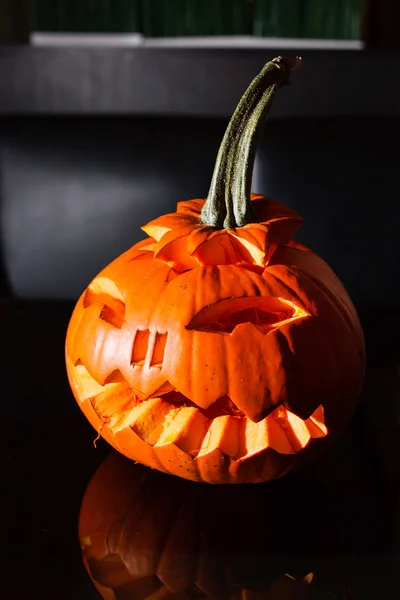 Strašidelný Halloween dýně — Stock fotografie