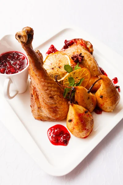 Thanksgiving partij diner — Stockfoto