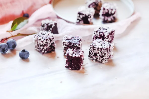 Postres de gelatina caseros — Foto de Stock