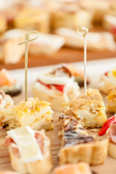 Catering mat för gäster — Stockfoto