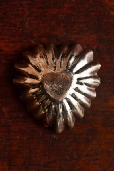 Baking heart form — Stock Photo, Image