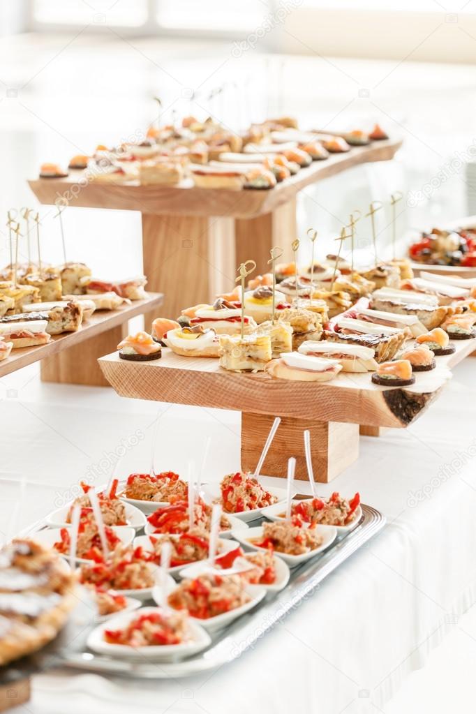 catering food for guests