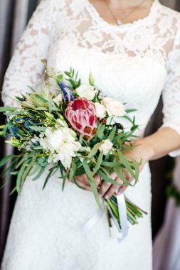 Düğün çiçek buketi