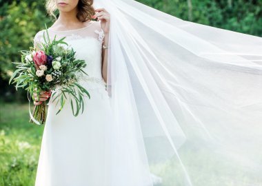 Düğün çiçek buketi